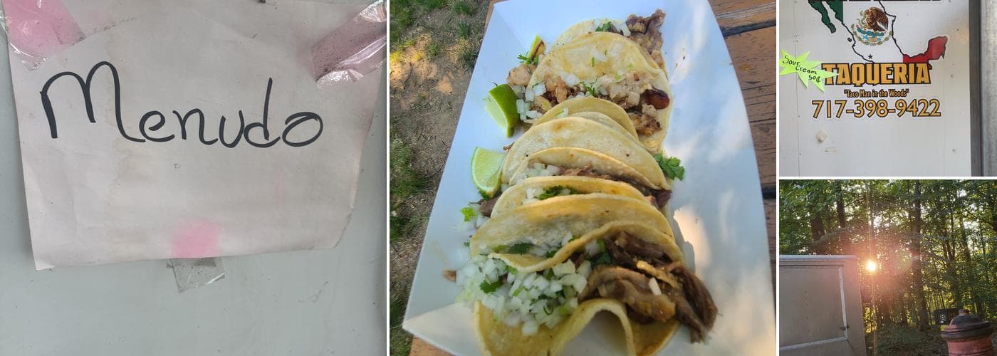 Taco Man in the Woods - nearby attraction to Pine Ridge Campground