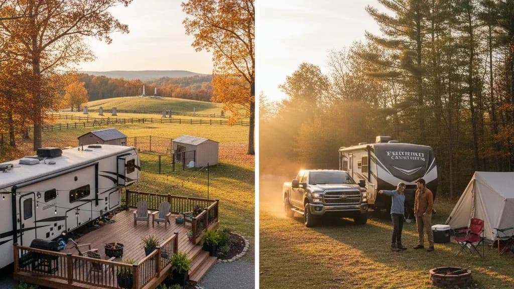 Comparison of seasonal RV camping versus nightly camping styles