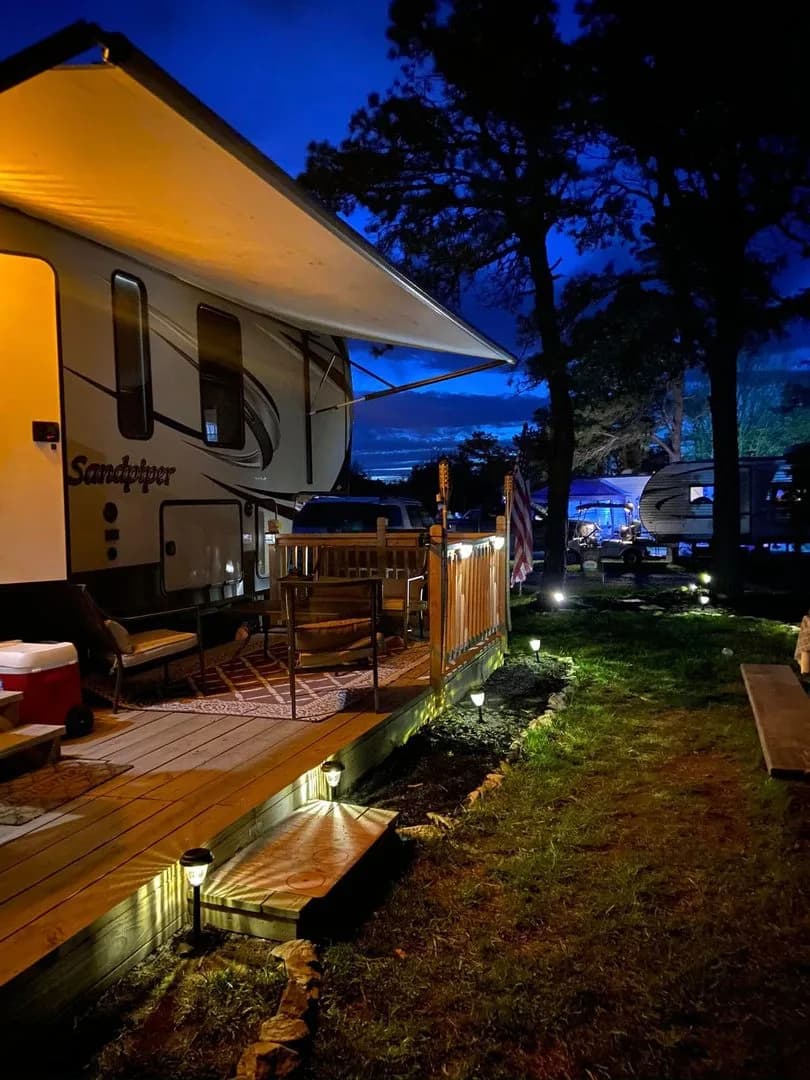 Pull-Through RV Sites at Pine Ridge Campground