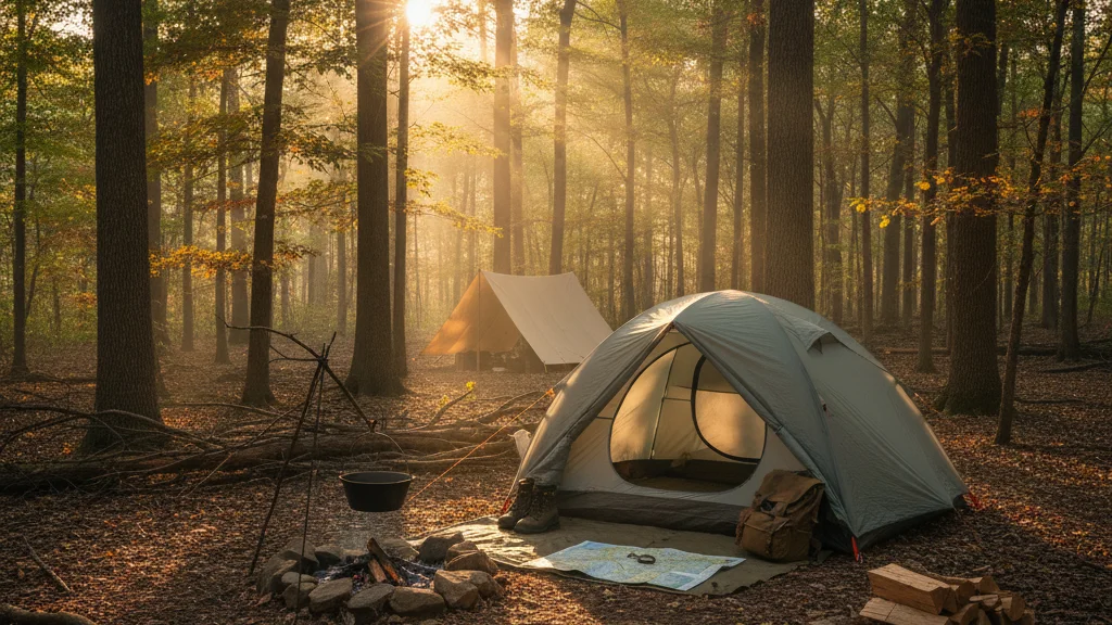 Outdoor camping lifestyle moment - key information and facts