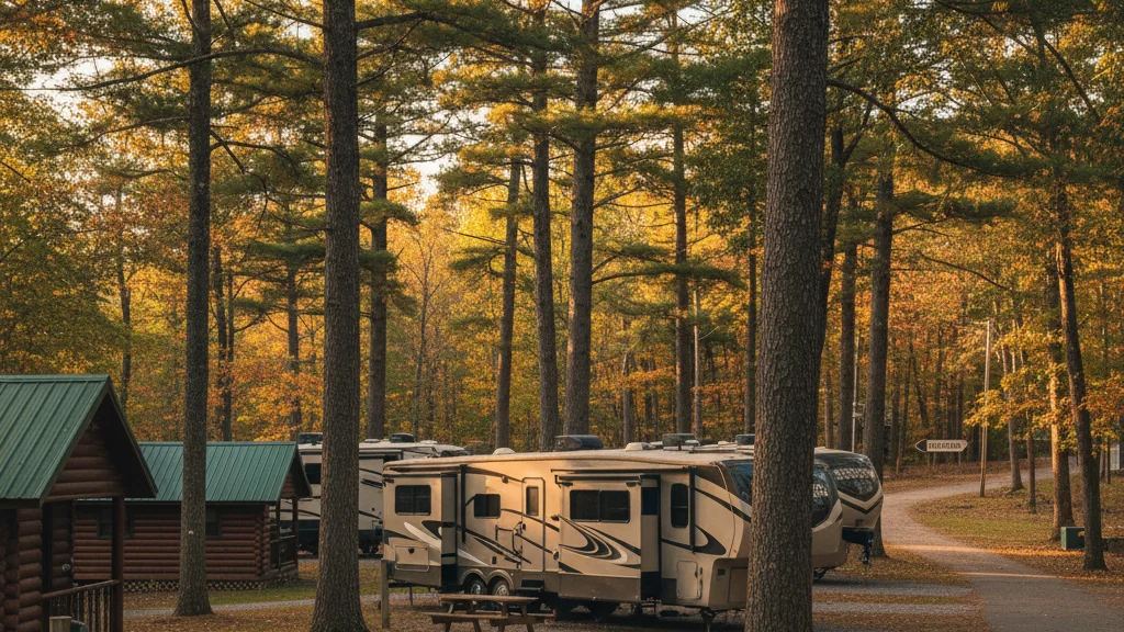 State park camping area with natural surroundings - key information and facts