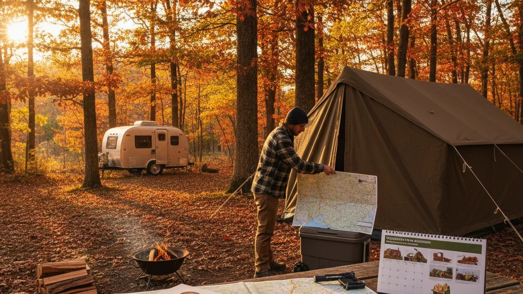 Outdoor camping lifestyle moment - key information and facts