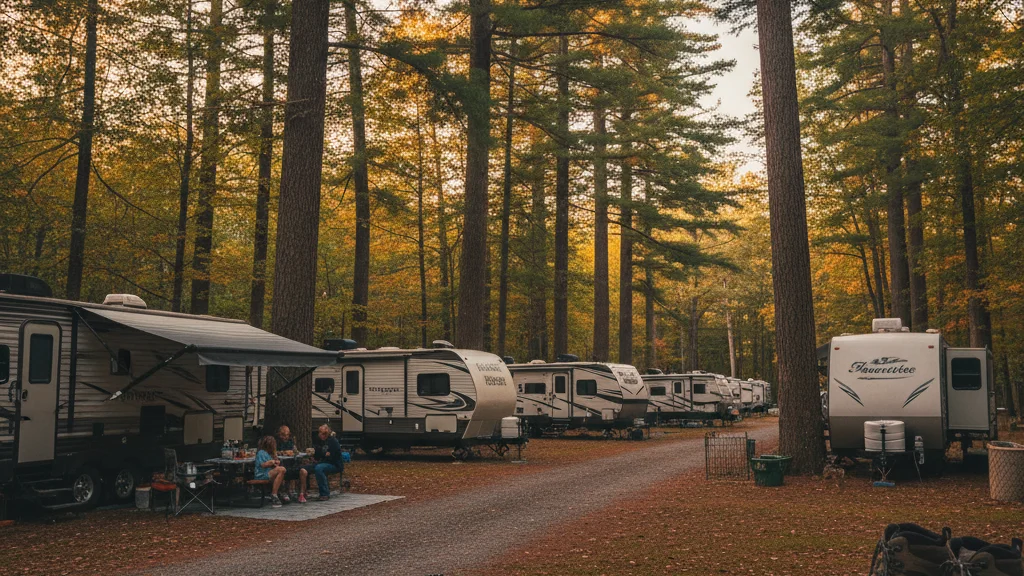 State park camping area with natural surroundings - key information and facts