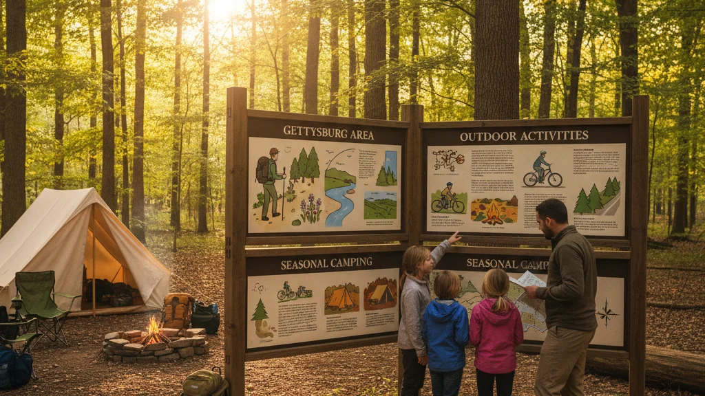 Outdoor camping lifestyle moment - key information and facts