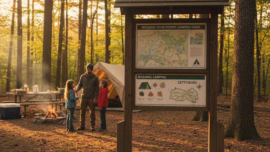 Outdoor camping lifestyle moment - key information and facts
