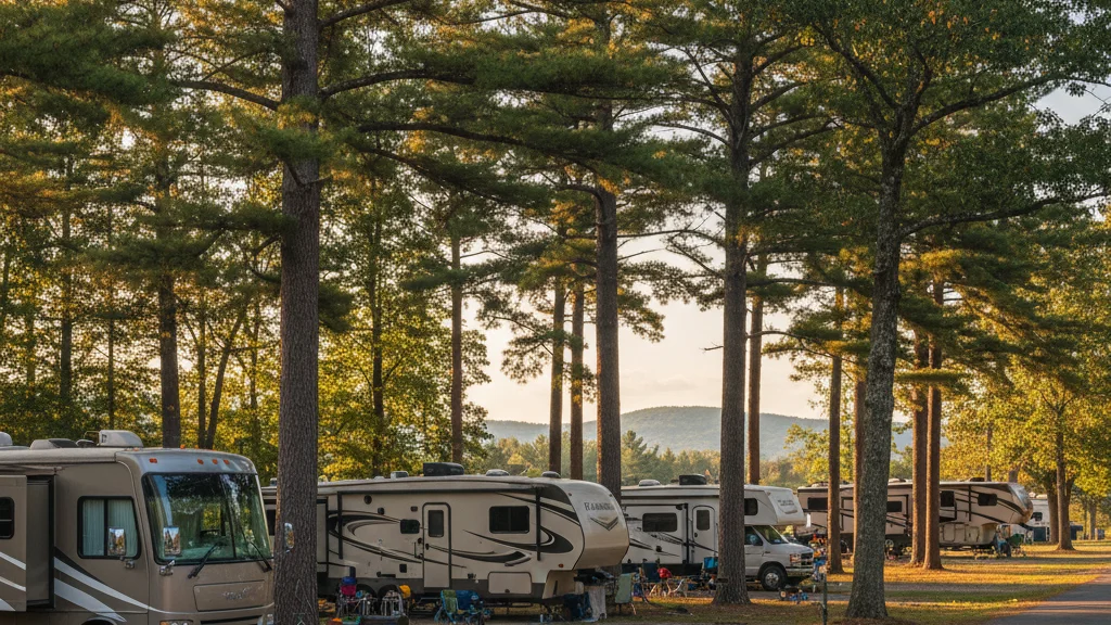 State park camping area with natural surroundings - key information and facts State park camping area with natural surroundings - key information and facts