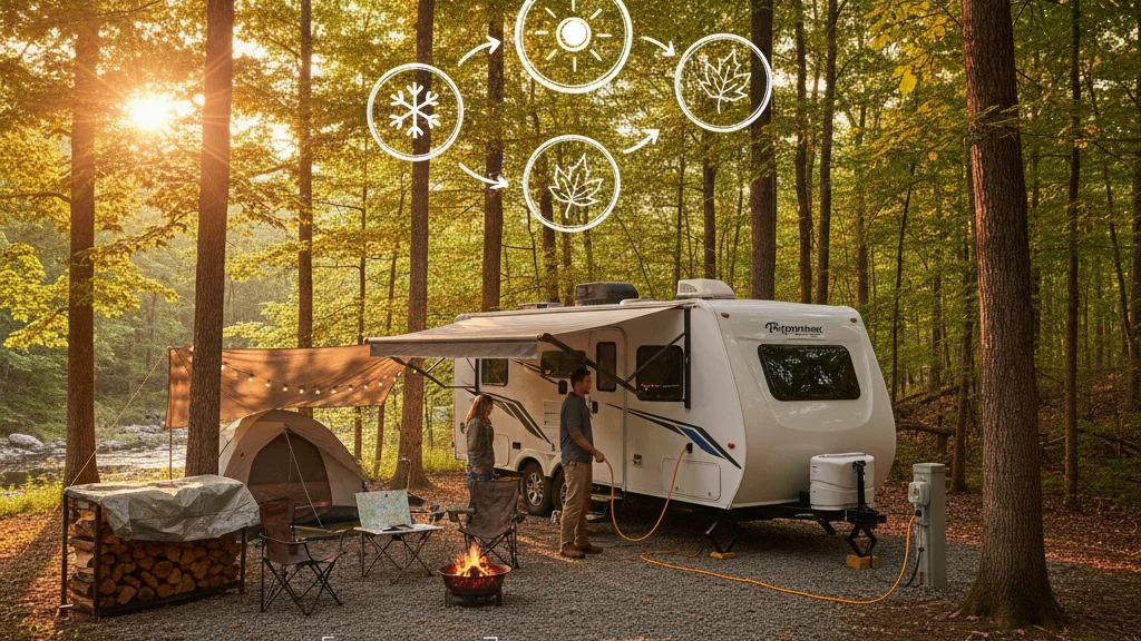 Outdoor camping lifestyle moment - key information and facts
