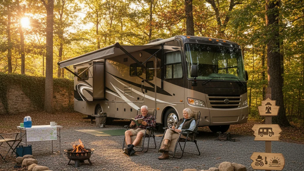 Outdoor camping lifestyle moment - key information and facts