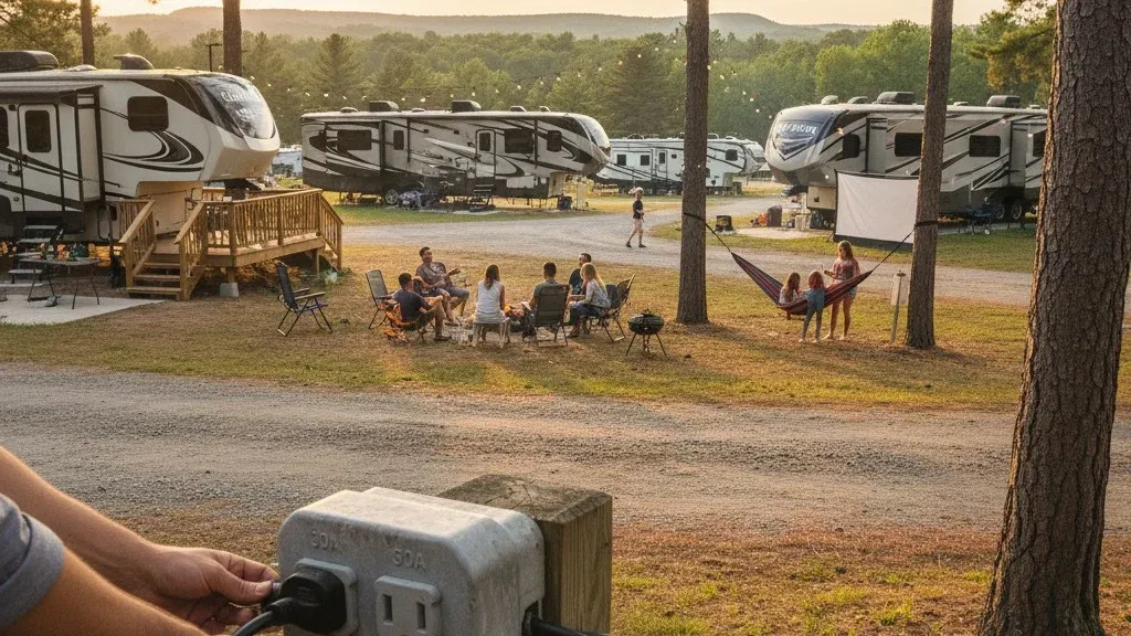 Complete Guide to Rv Hookup Guide 30 50 Amp Electrical - camping lifestyle