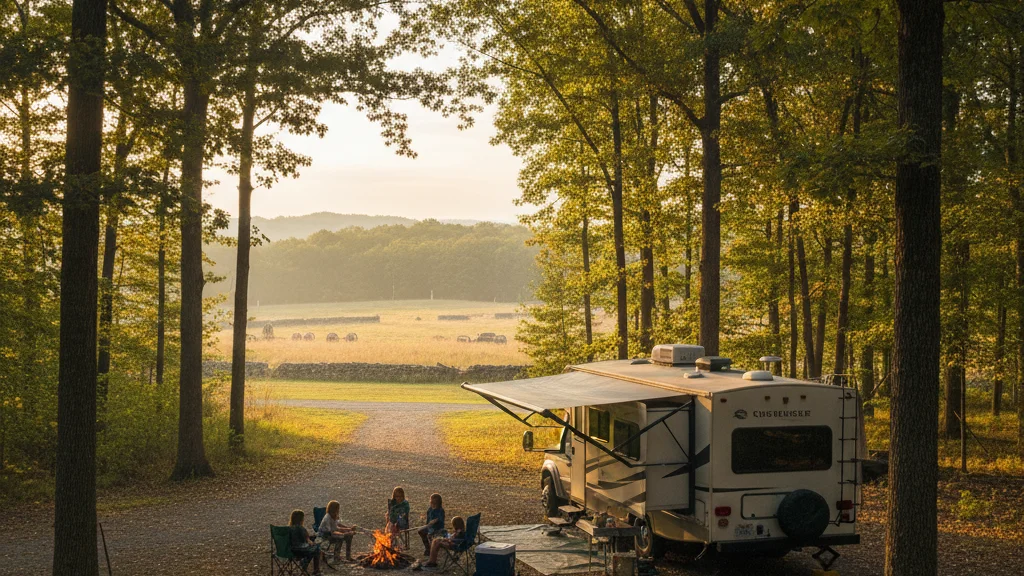 Outdoor camping lifestyle moment - key information and facts