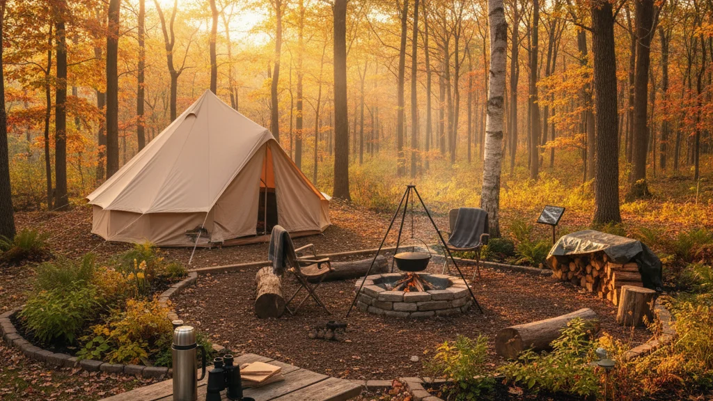 Outdoor camping lifestyle moment - key information and facts
