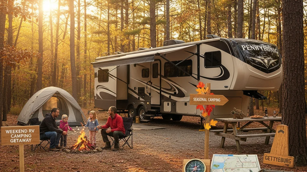 Outdoor camping lifestyle moment - key information and facts