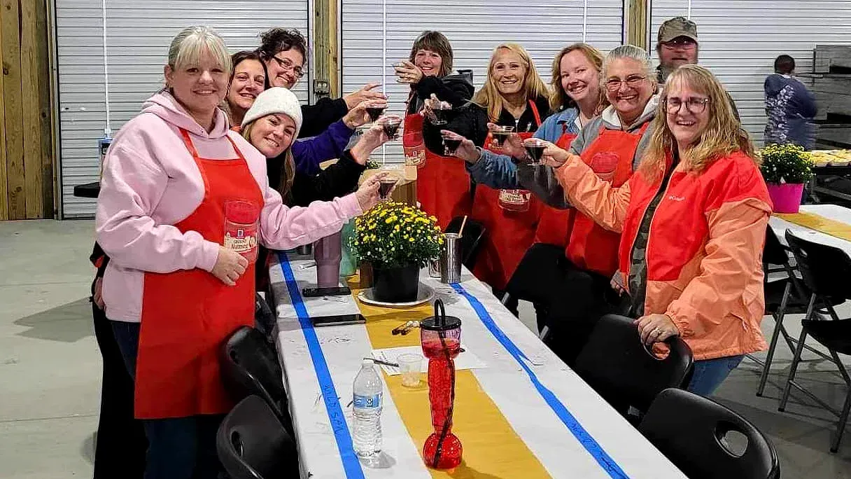 Community toast gathering